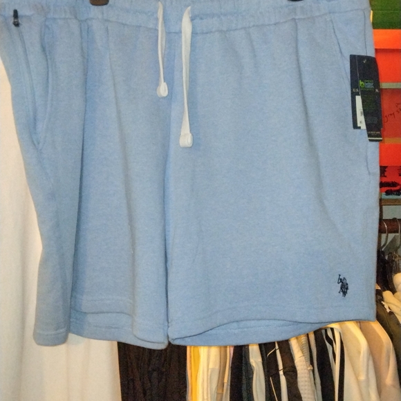 U.S. Polo Assn. Baby Blue Shorts And White Shirt Set - xxl - Picture 10 of 13